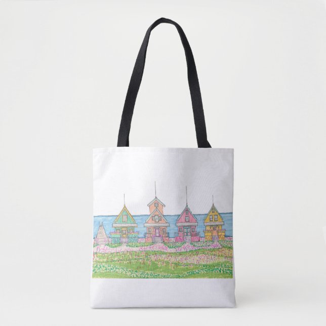 Peachy Beachy Tote Bag (Front)