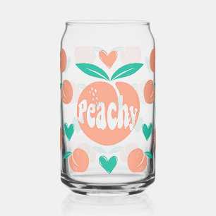 Peachy Can Glass