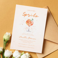 Peachy Cocktail Love at First Spritz Bridal Shower