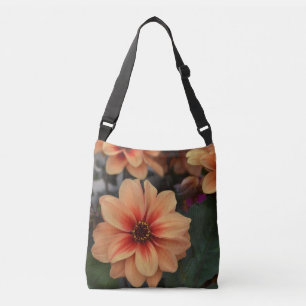 Peachy Floral Crossbody Bag