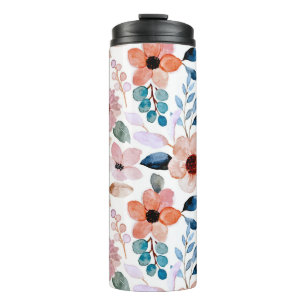Peachy Flower Tumbler