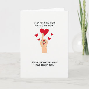 Peachy Hand Mothers Day Card
