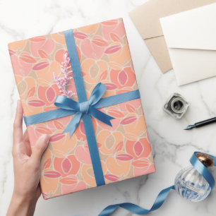 Peachy Keen Summer Fruit Wrapping Paper