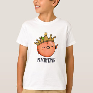 Peachy King Funny Peach Pun T-Shirt