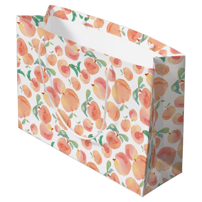 Peachy Large Gift Bag (Back Angled)