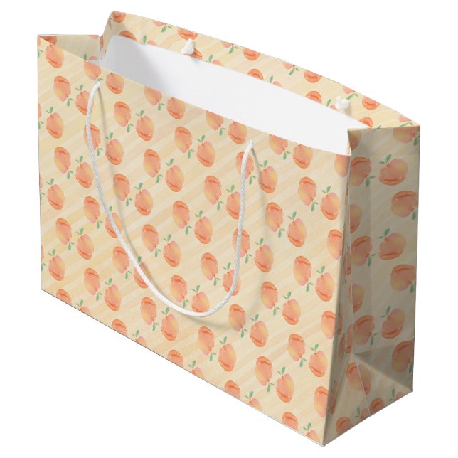Peachy Large Gift Bag (Back Angled)