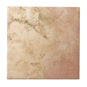 Peachy Marble Elegance Ceramic Tile