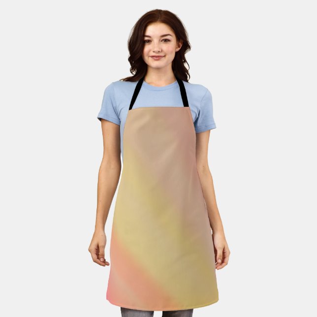 Peachy Ombre Apron (Worn)