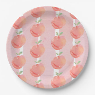 Peachy Paper Plate