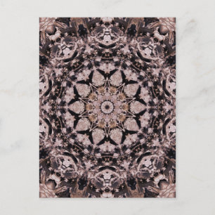 Peachy Pattern Postcard