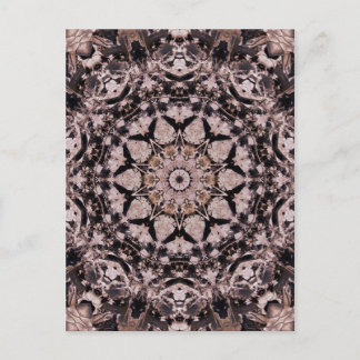 Peachy Pattern Postcard