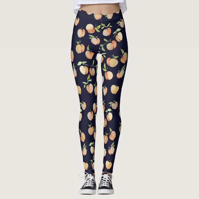 Peachy Peaches Leggings (Front)
