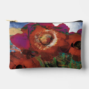 Peacin' Poppies Small Pouch