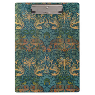 Peacock and Dragon, 1878 by William Morris Clipboard