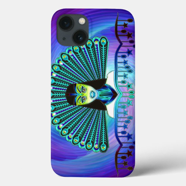 Peacock Art 1 Options Case-Mate iPhone Case (Back)