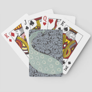 Peacock Art Nouveau Bird Classic Playing Cards