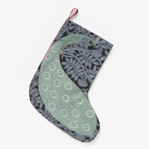 Peacock Art Nouveau Bird Classic Small Christmas Stocking