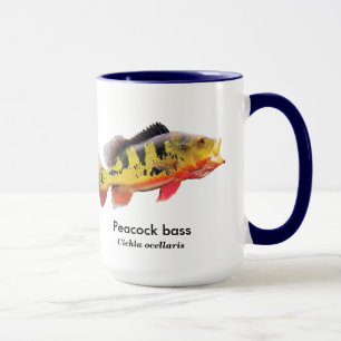 Peacock bass mug