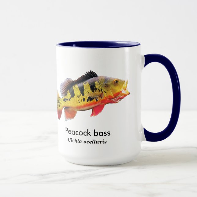 Peacock bass mug (Right)