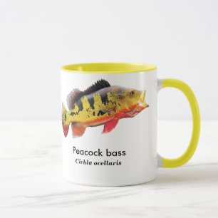 Peacock bass mug