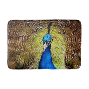 Peacock Bath Mat
