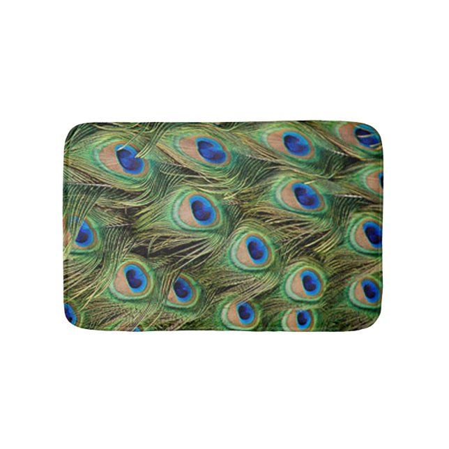 Peacock Bath Mat (Front)