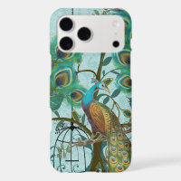 Peacock Birdcage Damask iPhone X Case