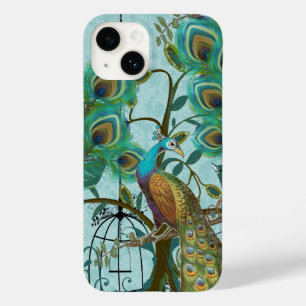 Peacock Birdcage  Damask iPhone X Case