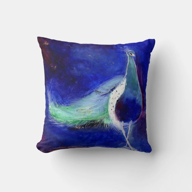 Peacock Blue 2013 Cushion (Front)