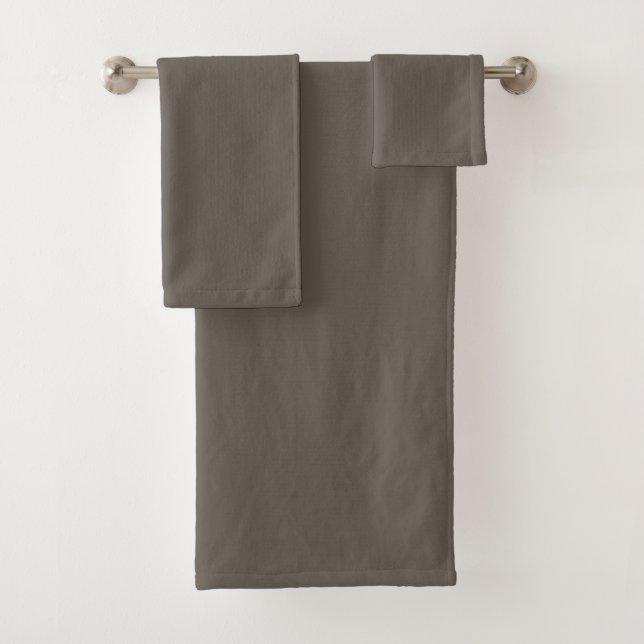 Peacock Blue and Grey Stripes Bath Towel Set (Insitu)