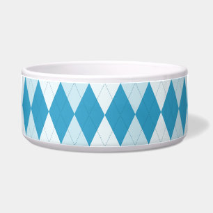 Peacock Blue Argyle Small Diamond Shape