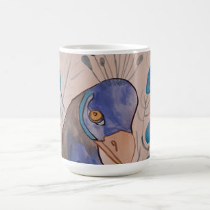 Peacock Blue Coffee Mug