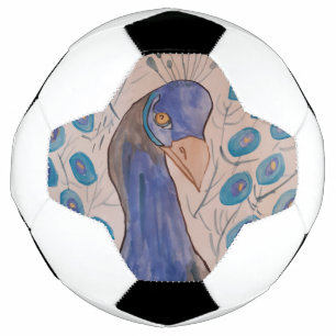Peacock Blue Soccer Ball