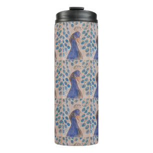 Peacock Blue Thermal Tumbler