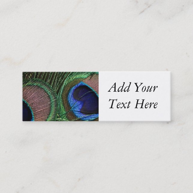 Peacock Business Card (Front)