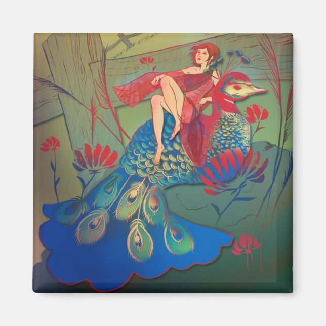 Peacock Butter - Magnet (Front)