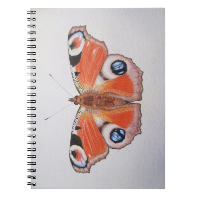 Peacock Butterfly 2012 Notebook (Front)