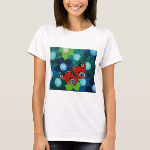 Peacock Butterfly Painting T-Shirt