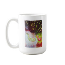 Peacock Chicken Mug