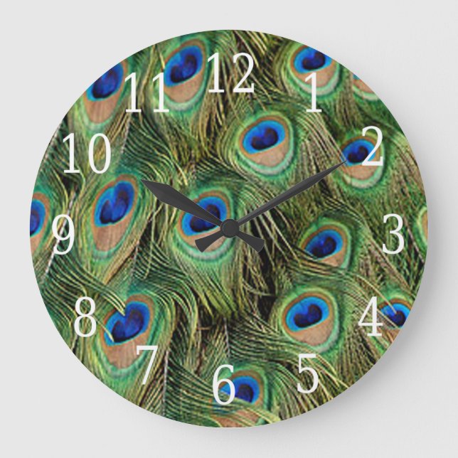 Peacock Clock (Front)