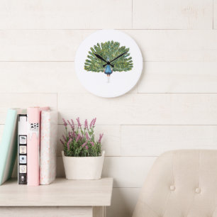 Peacock Clock