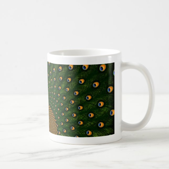Peacock Coffee Mug (Right)