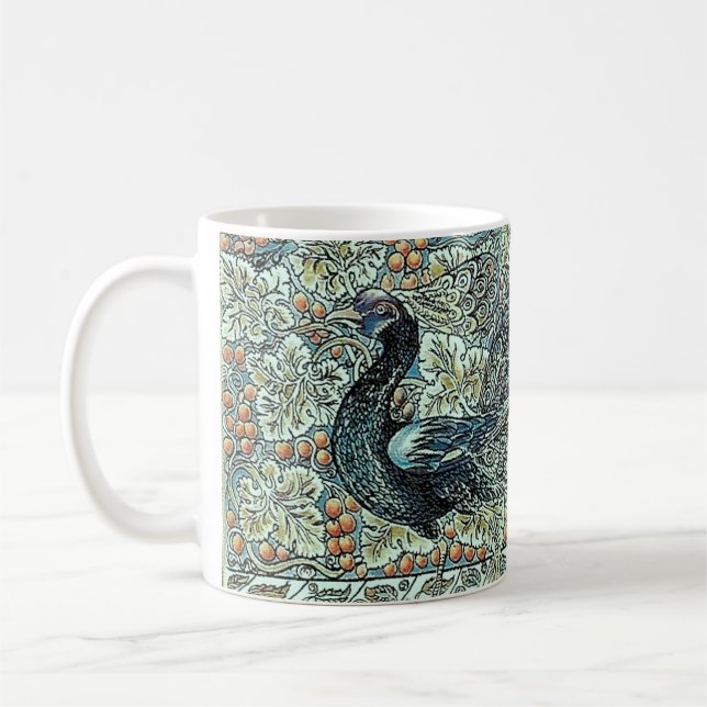 Peacock Coffee Mug (Left)