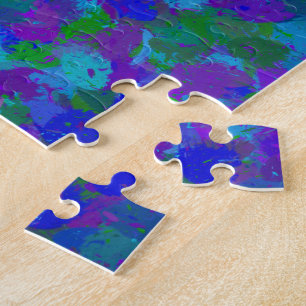 Peacock Colour Jigsaw Puzzle