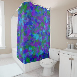 Peacock Colour Shower Curtain