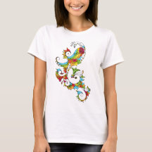 Peacock Colourful T-Shirt