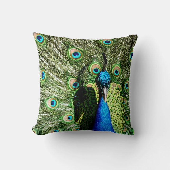 Peacock Cushion (Front)