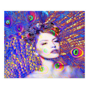 Peacock Dance Photo Print