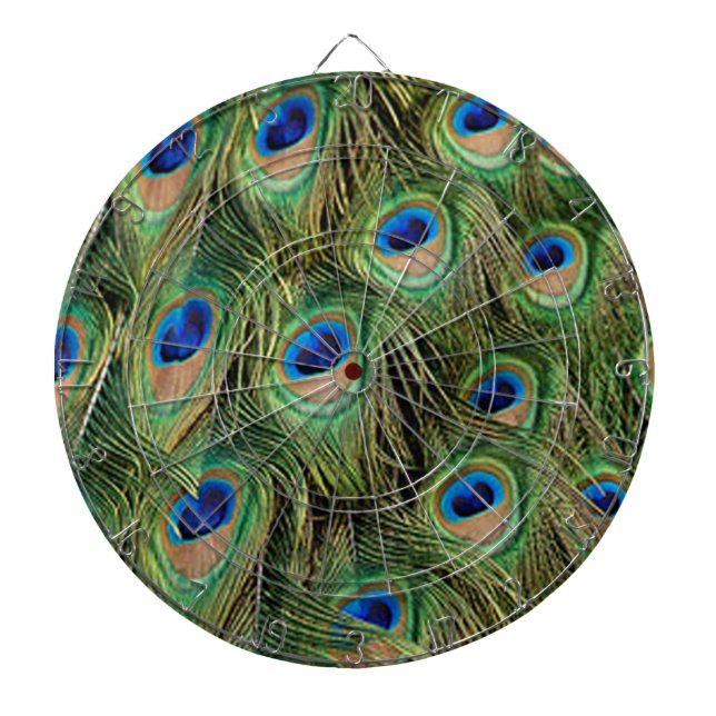 Peacock Dart Board (Front)