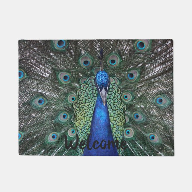 Peacock Doormat (Front)